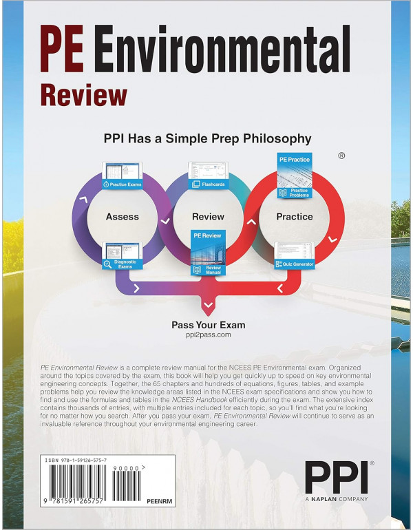 PPI PE Environmental Review by Lindeburg - PE Exam Prep - A Complete Review Guide - Hardcover